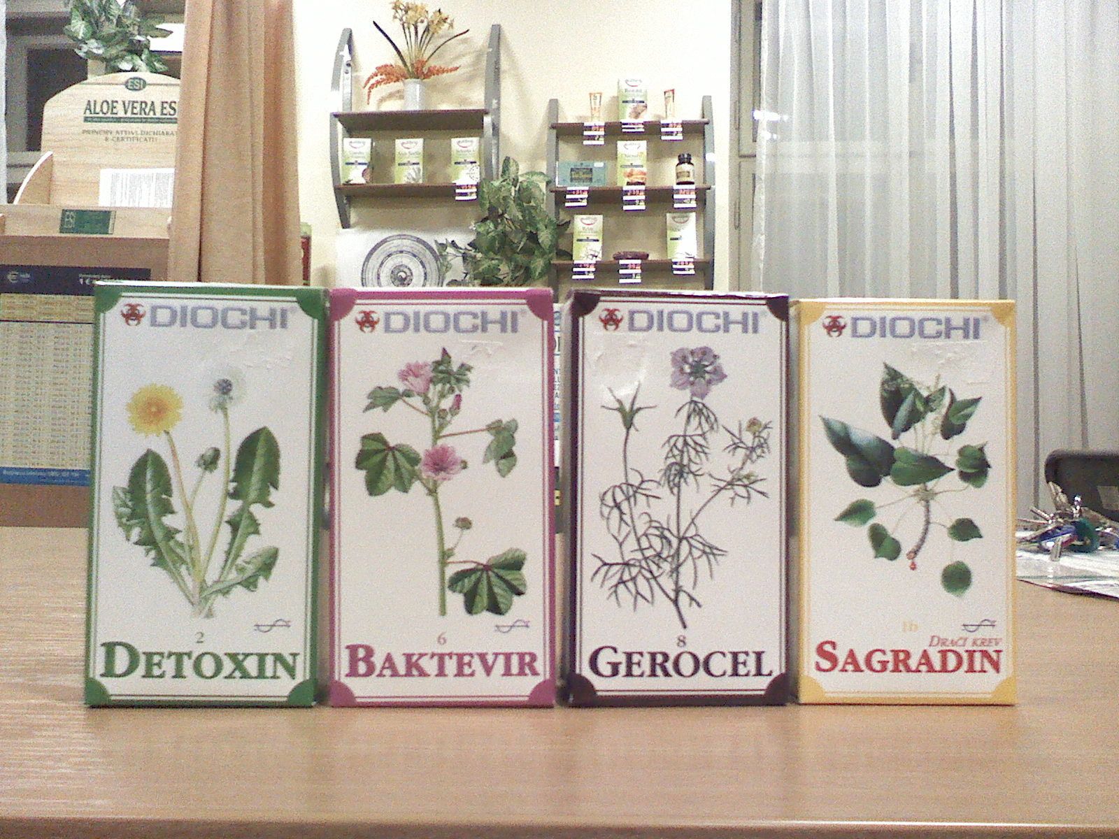 Diochi - Detoxin, Baktevir, Gerocel, Sagradin